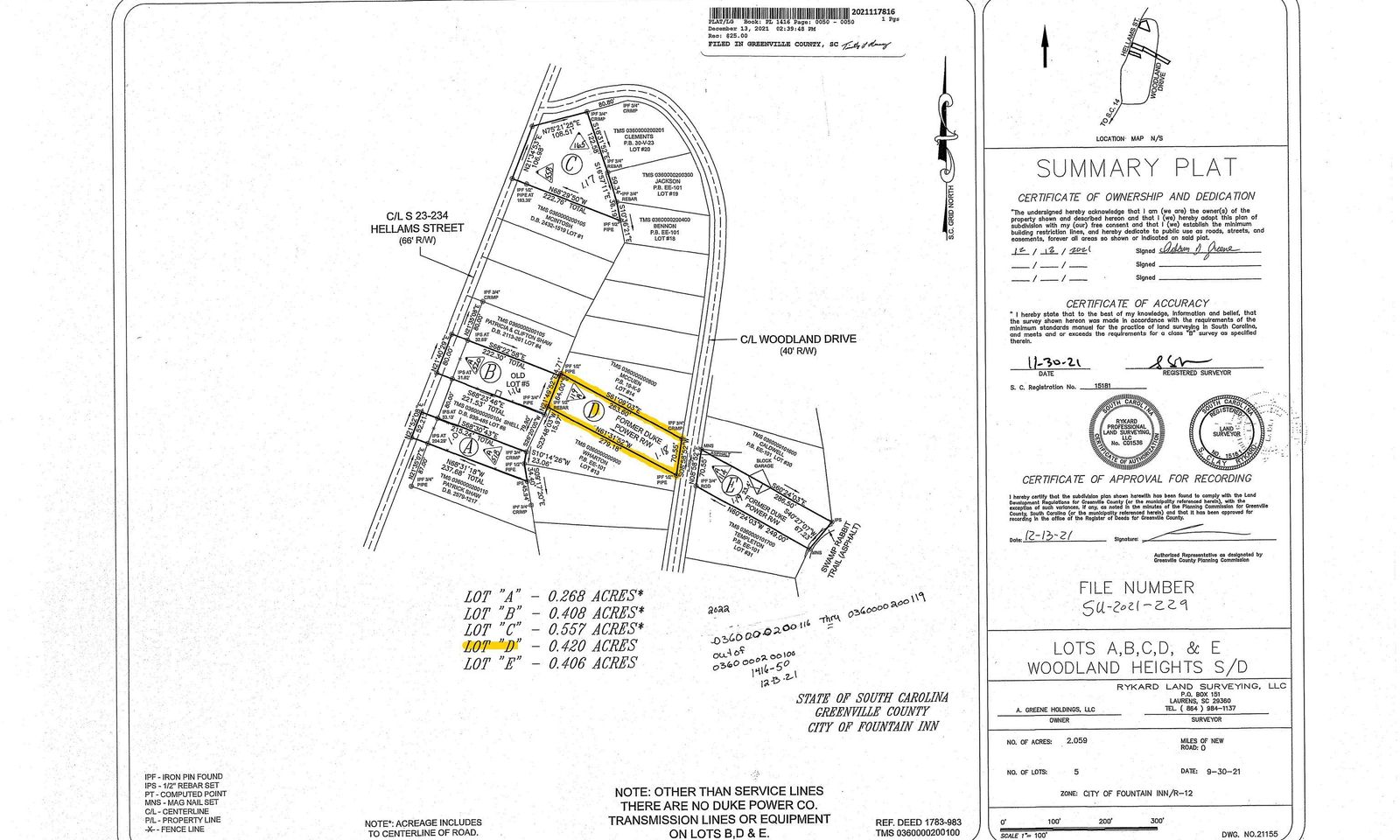 Property image 5 at 119A Woodland Drive, Fountain Inn, SC 29644
