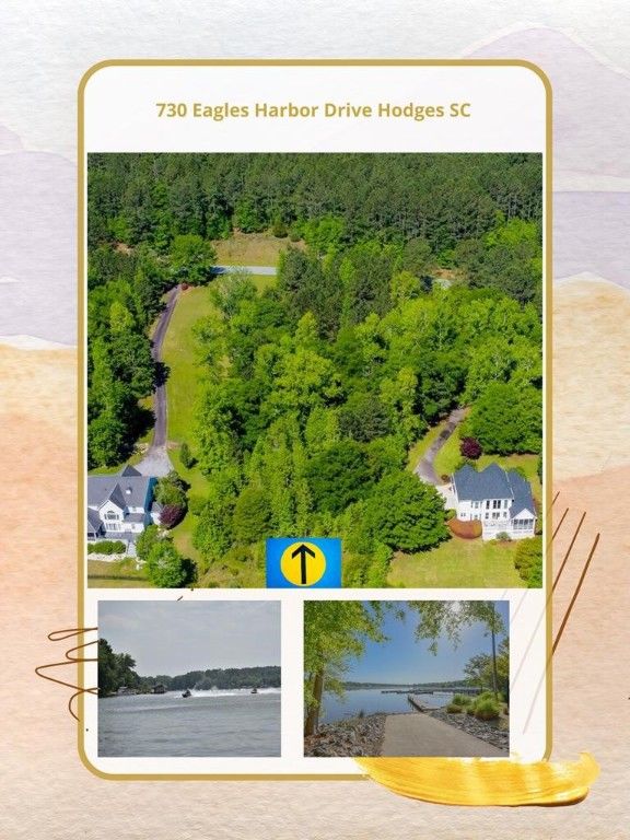 Main image of property at 730 Eagles Harbor Drive, Hodges, SC 29653