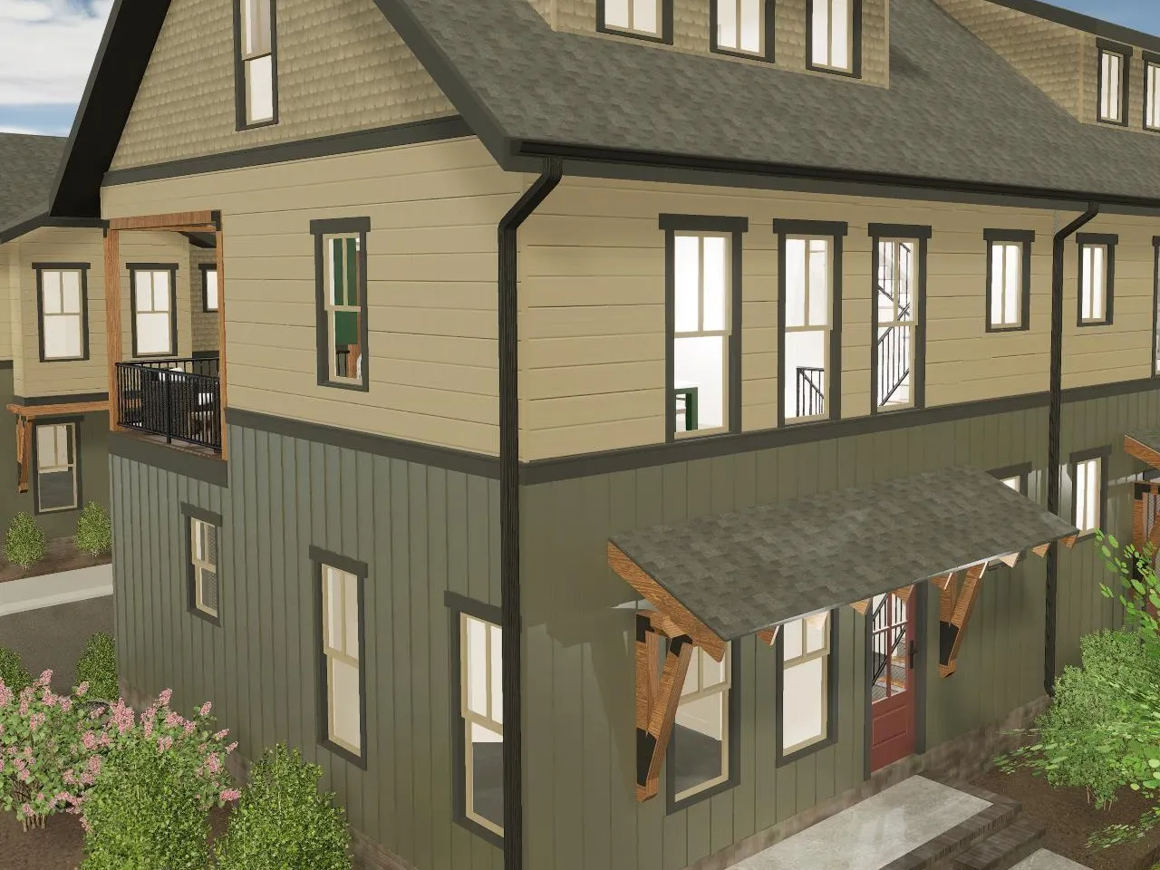 Bohemian Cottages, Greenville Community