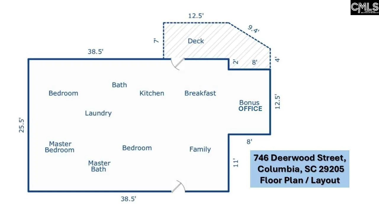 Property image 3 at 746 Deerwood Street, Columbia, SC 29205