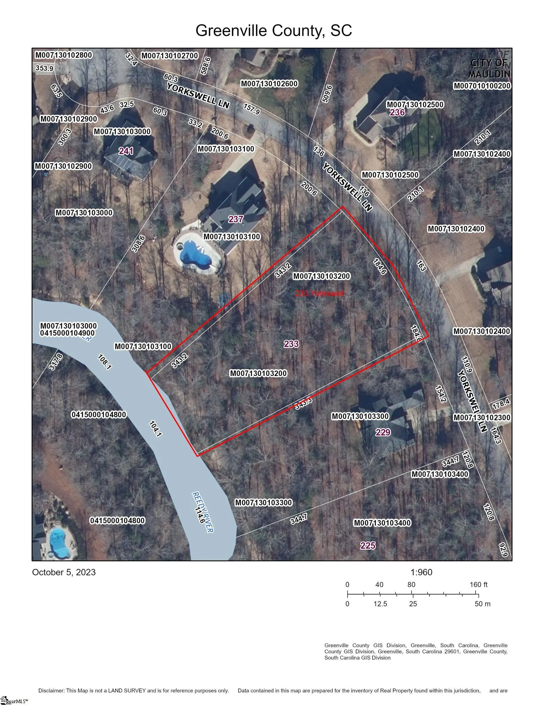 Property image 2 at 233 Yorkswell Lane, Greenville, SC 29607
