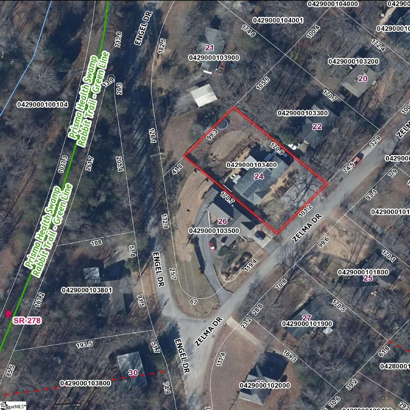 Property image 2 at 24 Zelma Drive, Greenville, SC 29617