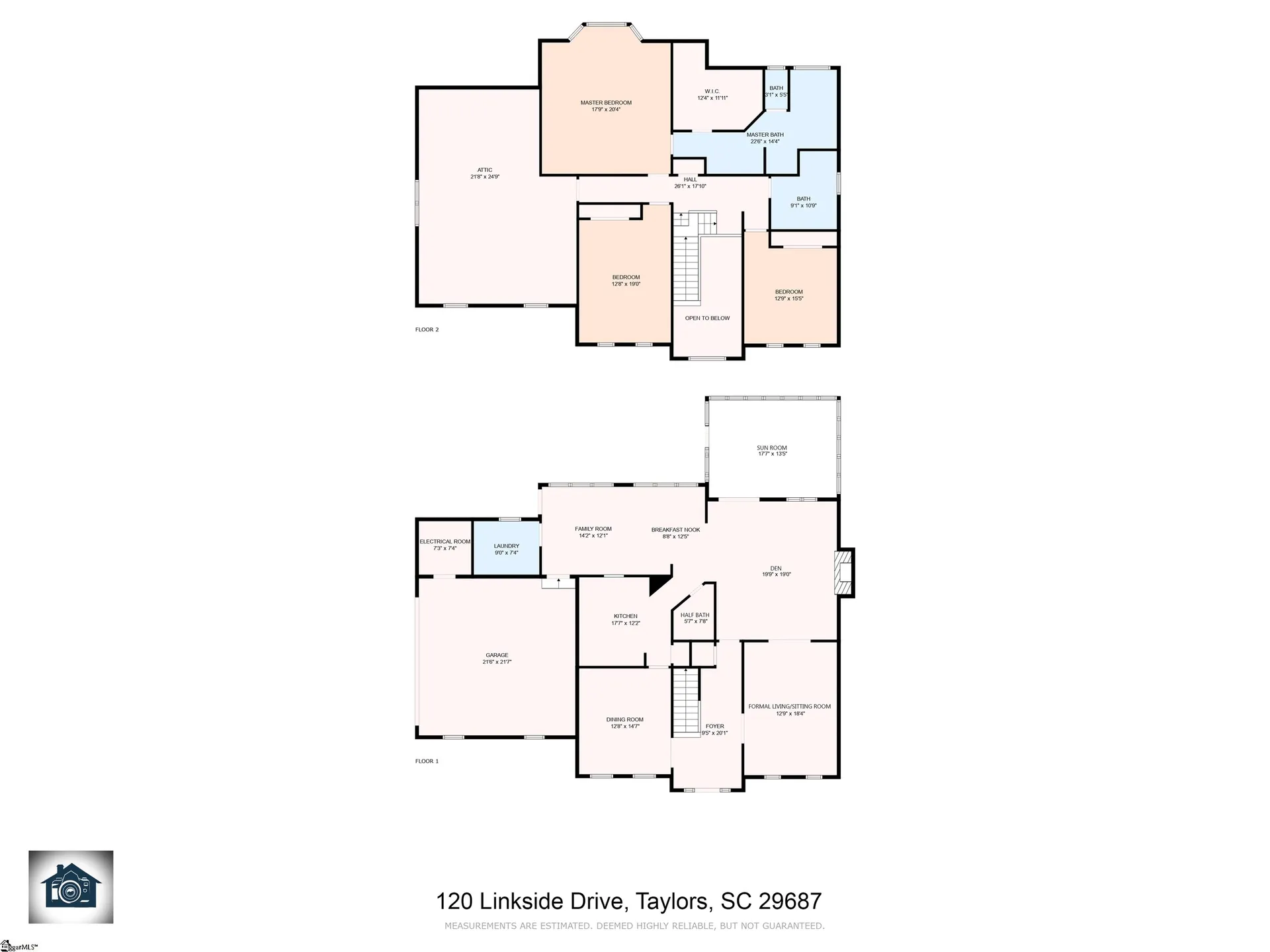 Property image 2 at 120 Linkside Drive, Taylors, SC 29687-6610