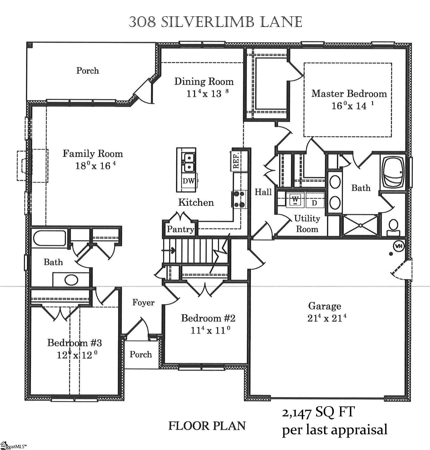 Property image 3 at 308 Silverlimb Lane, Taylors, SC 29687