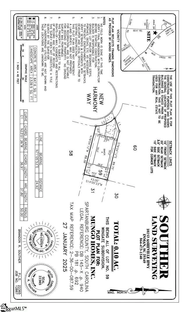 Property image 3 at 7250 New Harmony Way, Inman, SC 29349