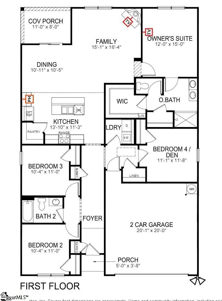 Property image 4 at 1416 Slades Street, Woodruff, SC 29388