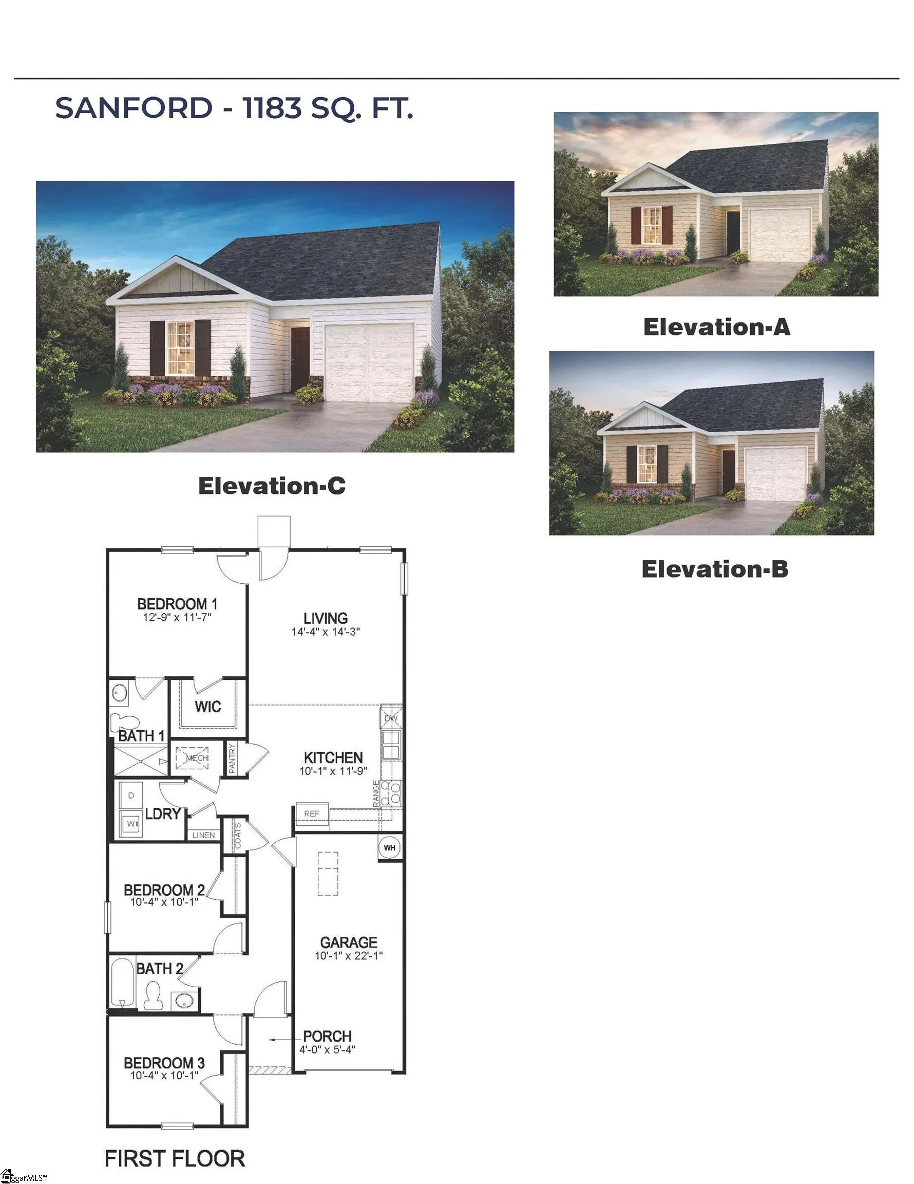 Property image 2 at 1177 Kaden Court, Roebuck, SC 29376