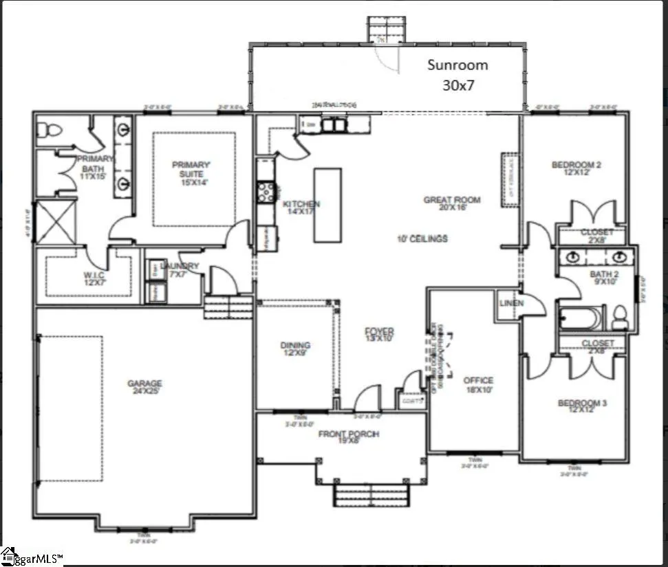 Property image 2 at 19 Halowell Lane, Travelers Rest, SC 29690