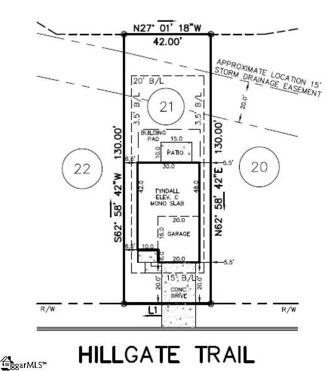 Property image 2 at 3086 Hillgate Trail, Boiling Springs, SC 29316