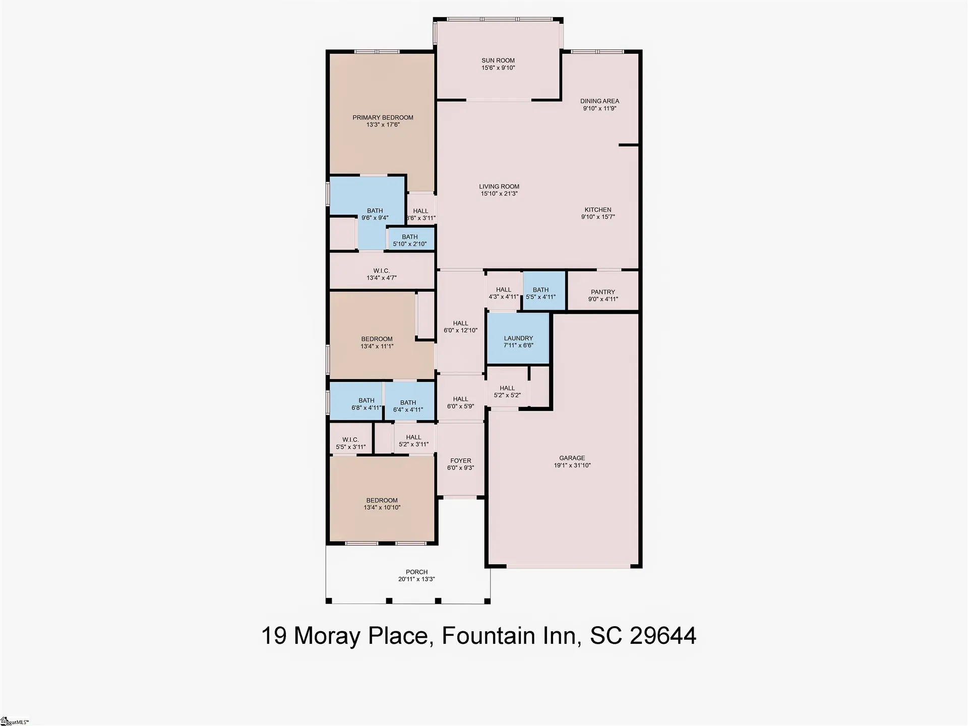 Property image 2 at 19 Moray Place, Simpsonville, SC 29681-4987
