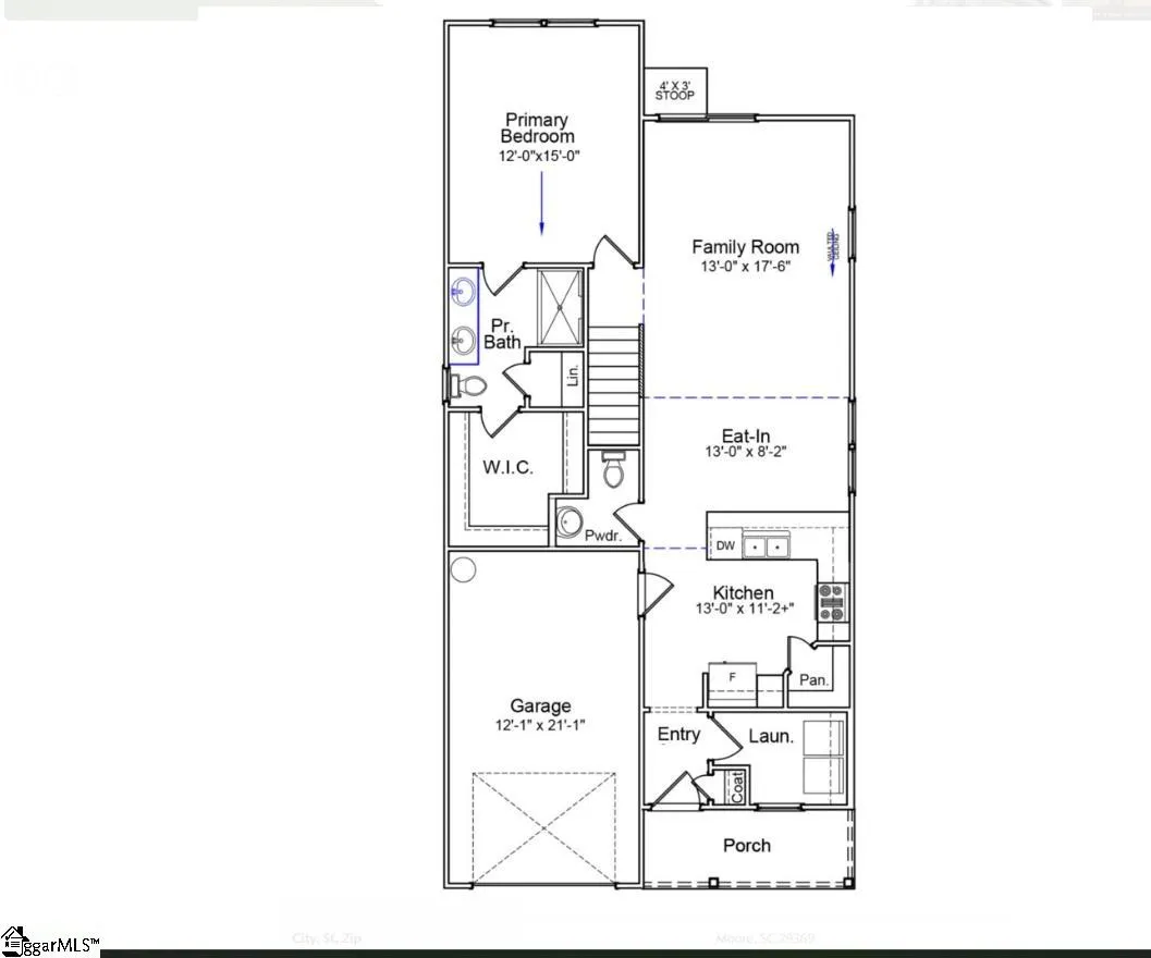 Property image 2 at 201 Braxton Drive, Moore, SC 29369